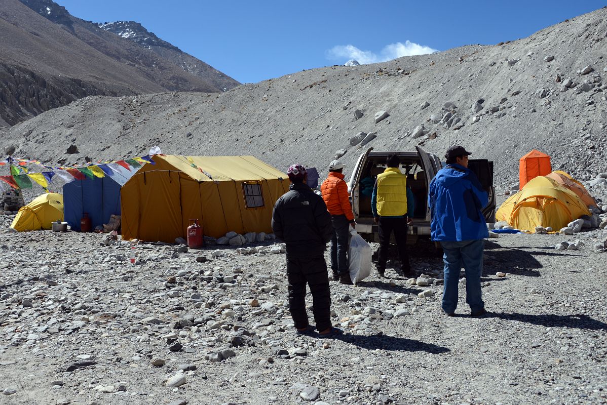 38 Unloading The Land cruiser At Mount Everest North Face Base Camp 5160m